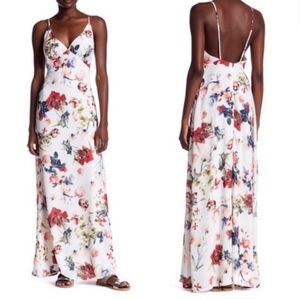 NSR floral maxi dress Cottagecore Long Summer Dress Sun Dress size L